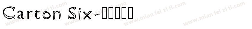 Carton Six字体转换